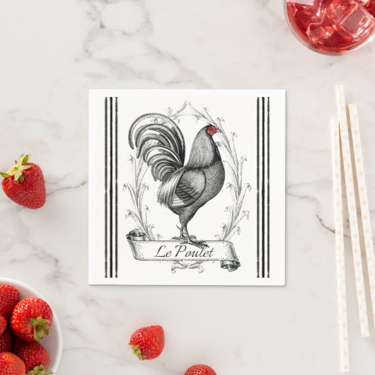 Serviette En Papier Le Poulet (En situation)