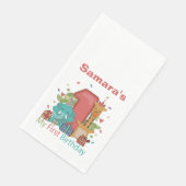 Serviette En Papier Le premier papier d'anniversaire de Little One ser (Coin)