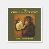 Serviette En Papier Le Pub De Chimp Et Teapot (Devant)