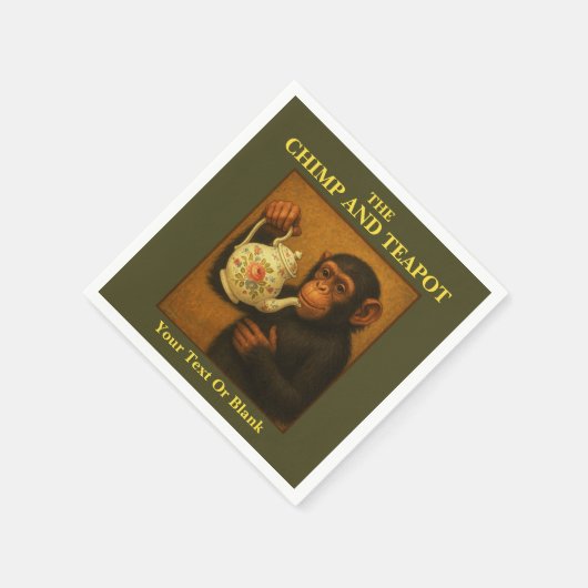 Serviette En Papier Le Pub De Chimp Et Teapot (Coin)