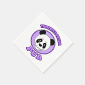 Serviette En Papier Le Pub du Panda Fier (Coin)