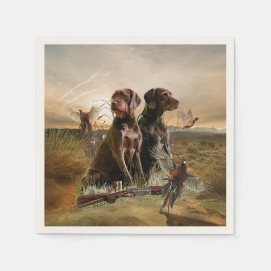 Serviette En Papier Le Pudelpointer (Devant)