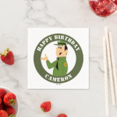 Serviette En Papier Le Ranger Smith Portrait de Jellystone (En situation)