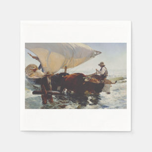 Serviette En Papier Le Retour de la pêche