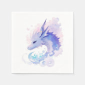 Serviette En Papier Le rêve d'anniversaire d'Enchanted Dragon (Devant)