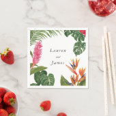 Serviette En Papier Le rêve tropical (En situation)