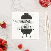 Serviette En Papier Le Roi Du Grill (En situation)