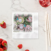 Serviette En Papier Le roi Protea (En situation)