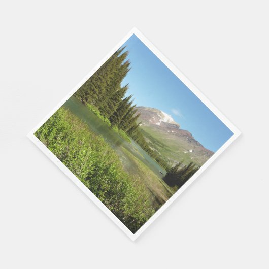 Serviette En Papier Le ruisseau Grinnell au parc national Glacier (Coin)