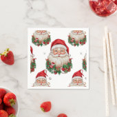 Serviette En Papier le santa claus (En situation)