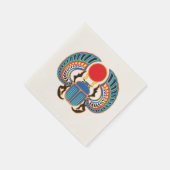 Serviette En Papier Le scarabée égyptien. Égypte ancienne (Coin)