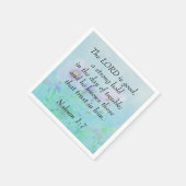 Serviette En Papier Le Seigneur Est Bon - Nahum 1:7 (Coin)