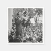 Serviette En Papier Le sénateur Robert Kennedy en campagne pour le pré (Devant)