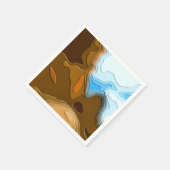 SERVIETTE EN PAPIER LE SENTIER MONTAGNEL (Coin)