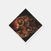 Serviette En Papier Le son de la musique Art Abstrait (Coin)