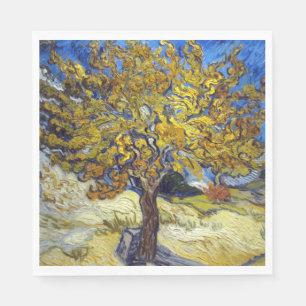 Serviette En Papier Le tableau du mûrier de Van Gogh