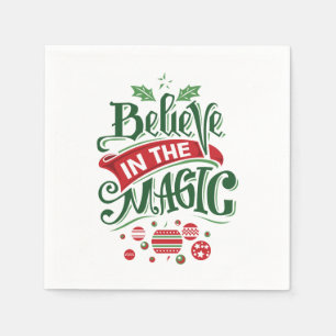 Serviette En Papier Le Typographe du Magic Christmas