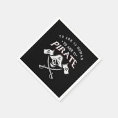 Serviette En Papier Le Ventilateur Pirate À Err Est Humain À Arr Est P (Coin)