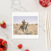 Serviette En Papier Le vol Frederic Remington (En situation)