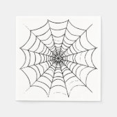 Serviette En Papier Le Web d'un simple araignée (Devant)