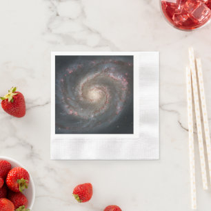 Serviette En Papier Le Whirlpool Galaxy M51 & Companion dans l'espace