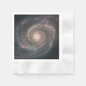 Serviette En Papier Le Whirlpool Galaxy M51 & Companion dans l'espace (Devant)