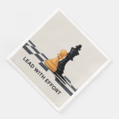 Serviette En Papier Lead With Effort (Coin)