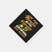 Serviette En Papier Leap Année Miracles Février 29 Anniversaire Cadeau (Coin)