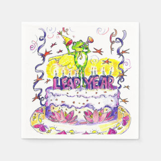 Serviette En Papier Leap Year Napkins