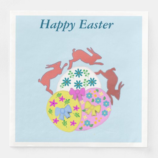 Serviette En Papier Leaping Hares  (Devant)