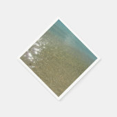 Serviette En Papier L'eau sur la plage I Photographie Abstraite de la  (Coin)