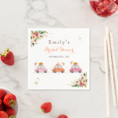 Serviette En Papier Lecteur de Citrouille rose et or Blush par Fête de (En situation)