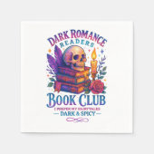 Serviette En Papier Lecteurs de romance sombre... (Devant)