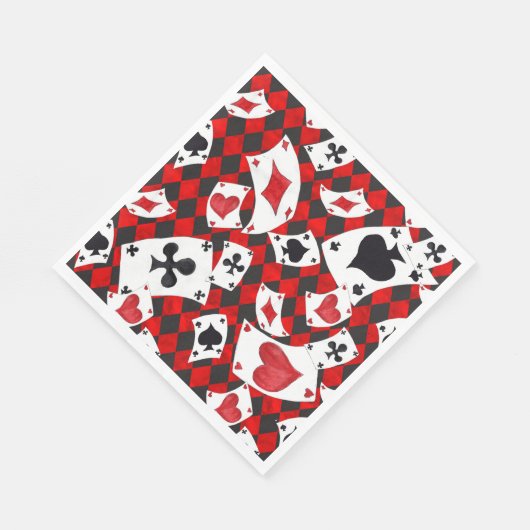 Serviette En Papier Lecture de cartes (Coin)