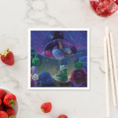 Serviette En Papier Lecture hivernale (En situation)