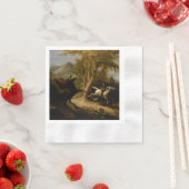 Serviette En Papier Légende du cavalier sans tête fantôme d'Halloween (En situation)