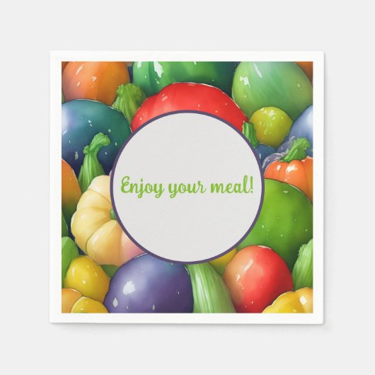 Serviette En Papier légume (Devant)