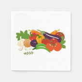 Serviette En Papier Légumes (Devant)