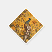 Serviette En Papier L'Élégant faisan William Morris Inspiré (Coin)