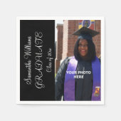 Serviette En Papier L'élégante photo de la femme (Devant)