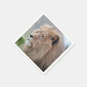 Serviette En Papier L'Embrace du lion (Coin)