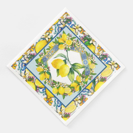 Serviette En Papier Lemon Fresh (Coin)