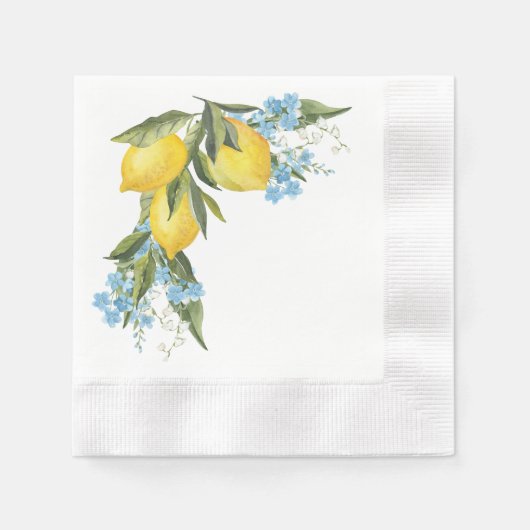 Serviette En Papier Lemon Paper Napkin (Devant)