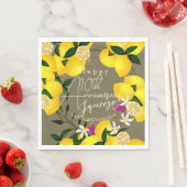 Serviette En Papier Lemon Squeeze (En situation)