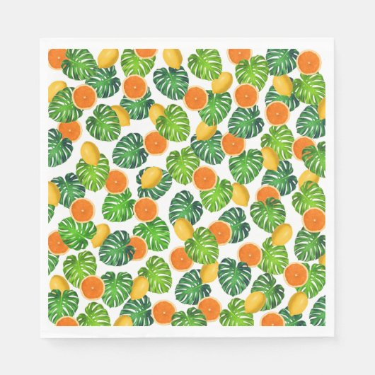 Serviette En Papier Lemons orstwhite (Devant)