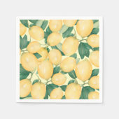 Serviette En Papier Lemons Party (Devant)