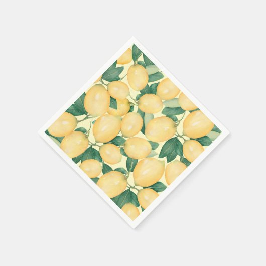 Serviette En Papier Lemons Party (Coin)