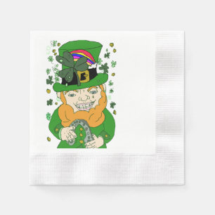 Serviette En Papier Lenny The Leprechaun Cocktail Papier de Cocktail s
