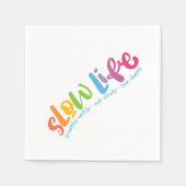 Serviette En Papier Lenteur (Devant)