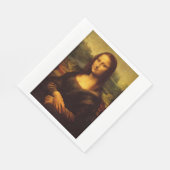 Serviette En Papier Leonardo Da Vinci Mona Lisa Peinture d'Art (Coin)